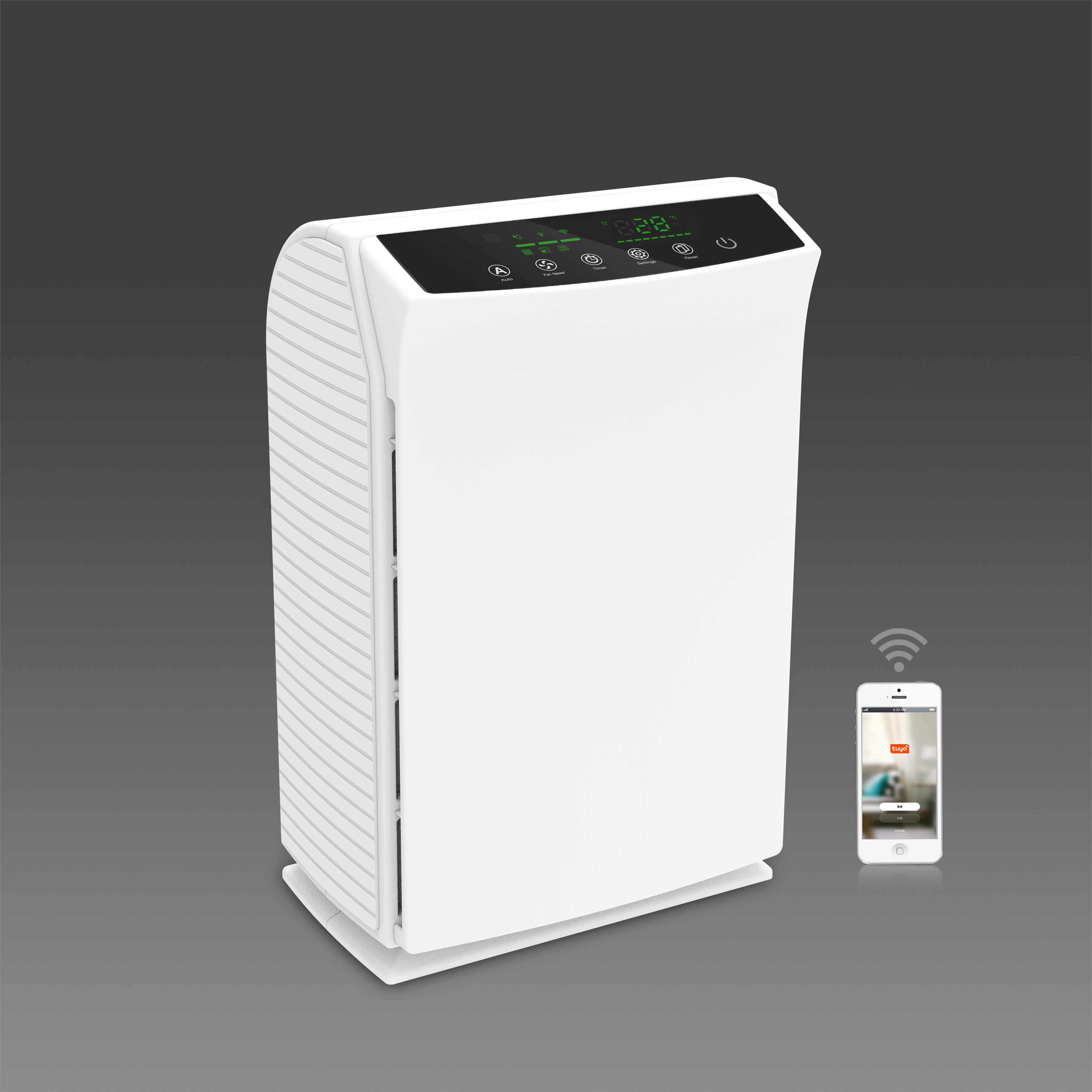 High CADR Lightweight Wifi H13 HEPA Commercial Air Purifier