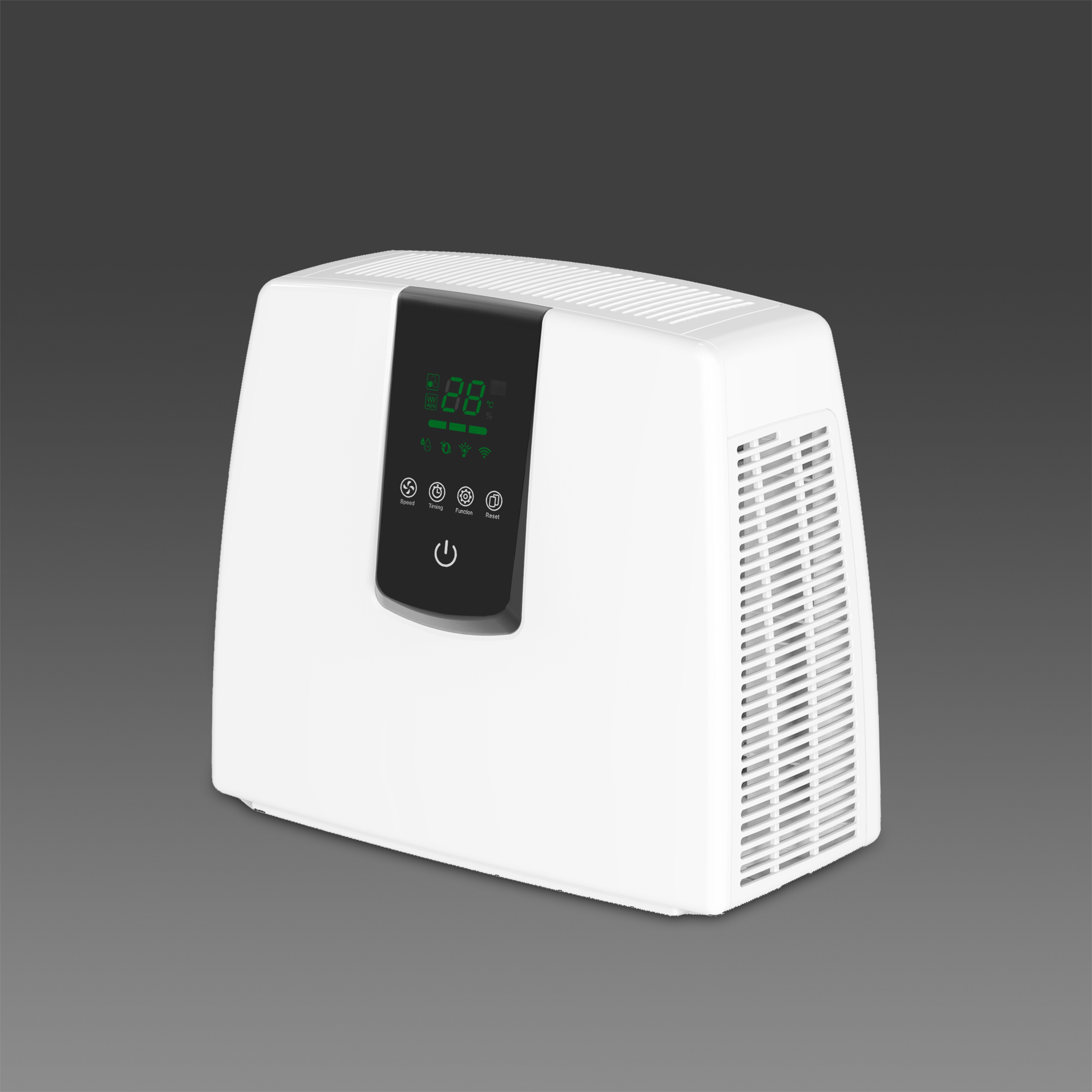 Customized Temperature Display School Desktop Air Purifier