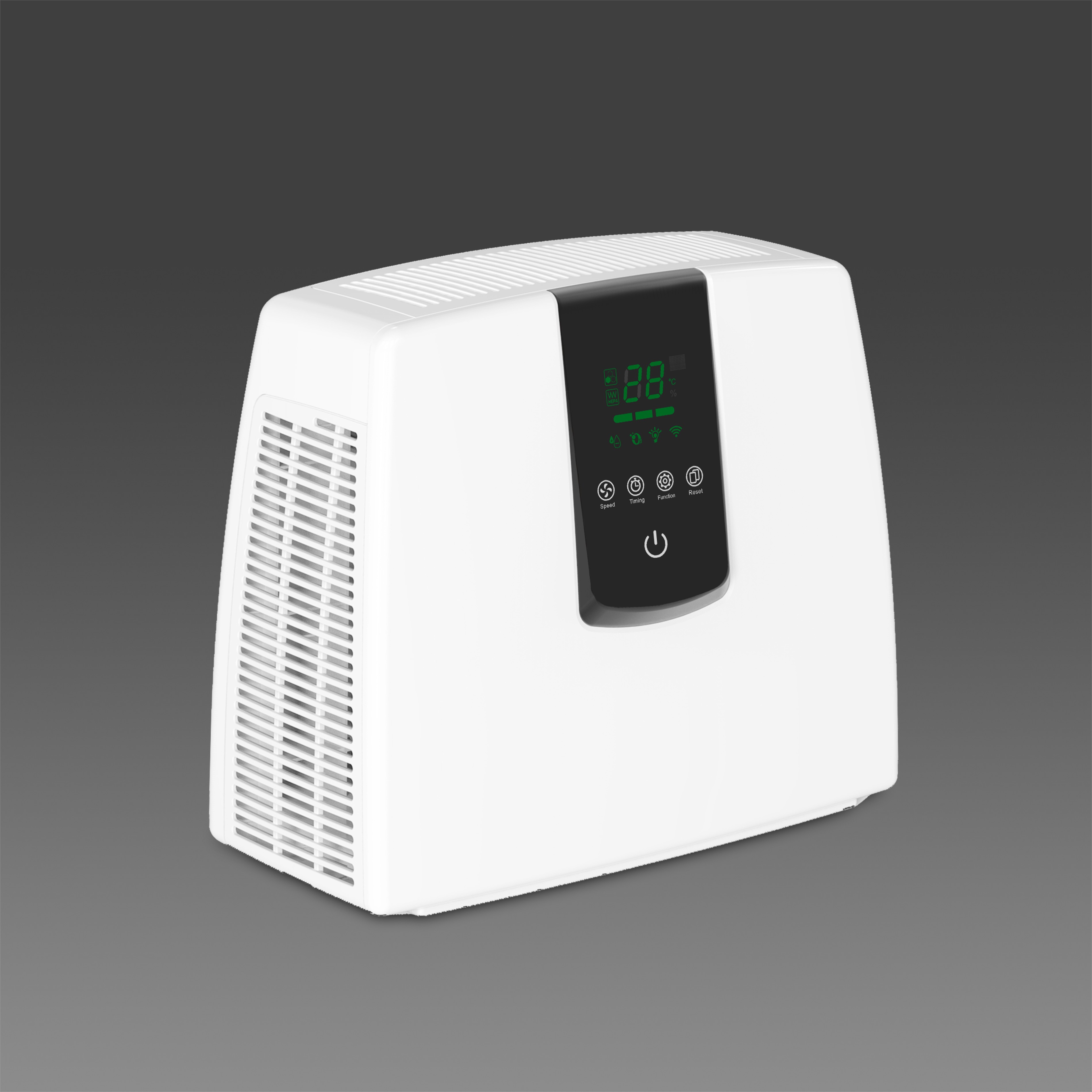 Customized Temperature Display School Desktop Air Purifier