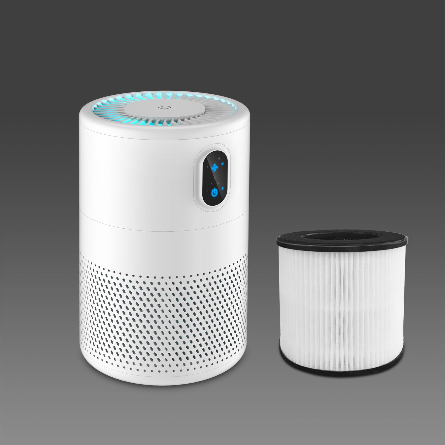 Home Portable Air Filtration Table Air Purifier