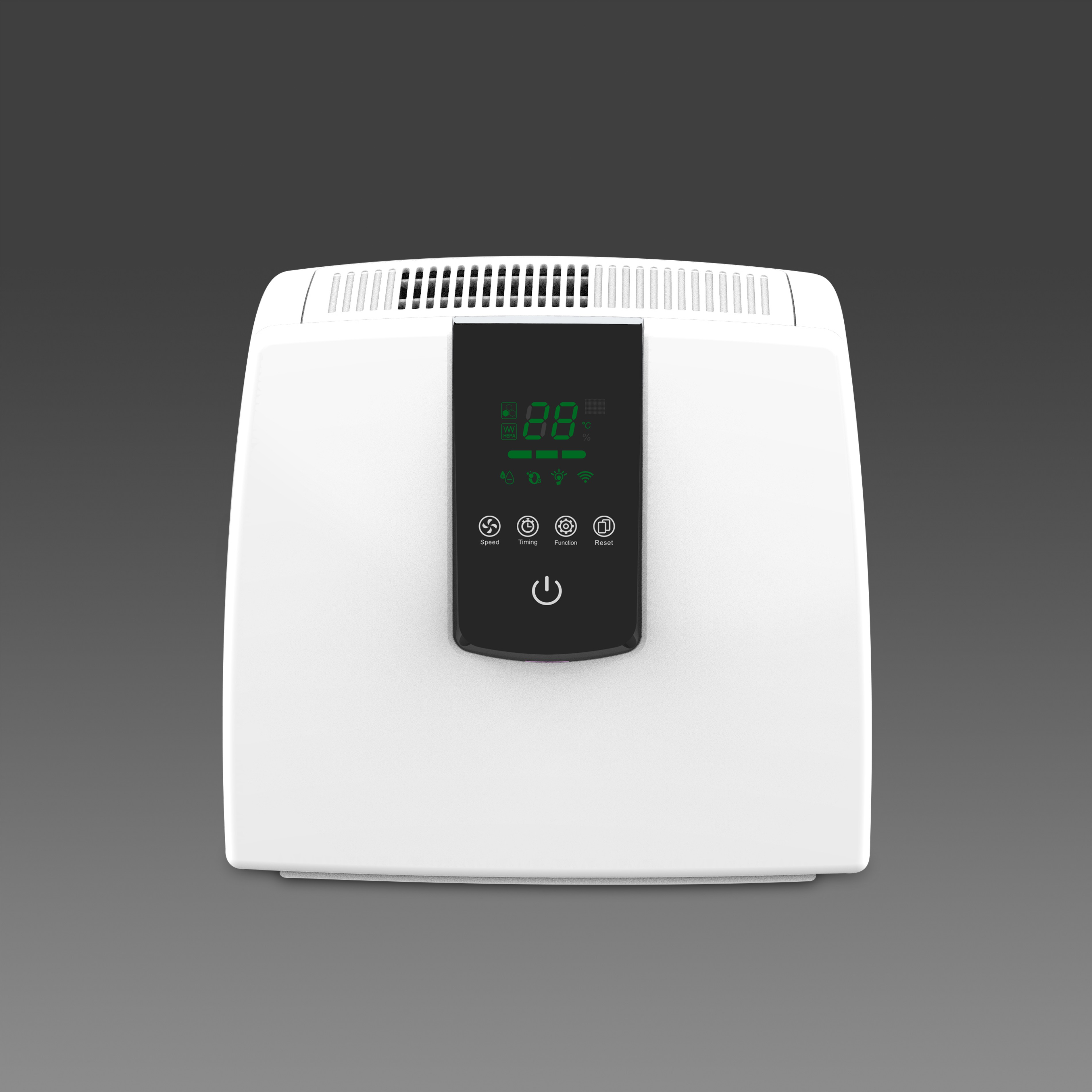 Customized Temperature Display School Desktop Air Purifier